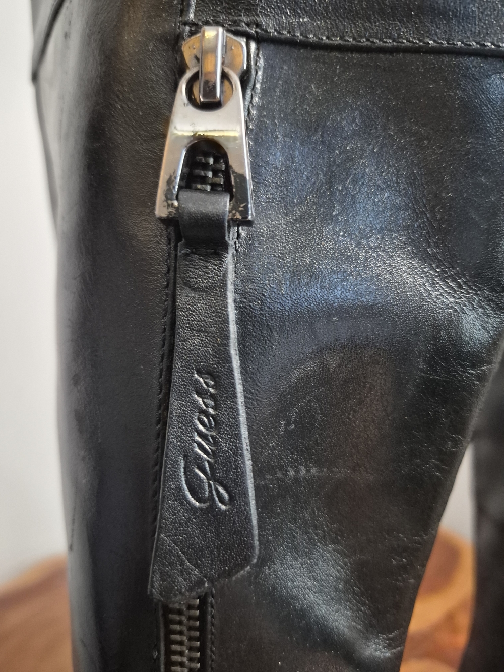 Guess Black Women's Teddie Platform Over-the-Knee Stiletto Boots - Picture 8 of 15
